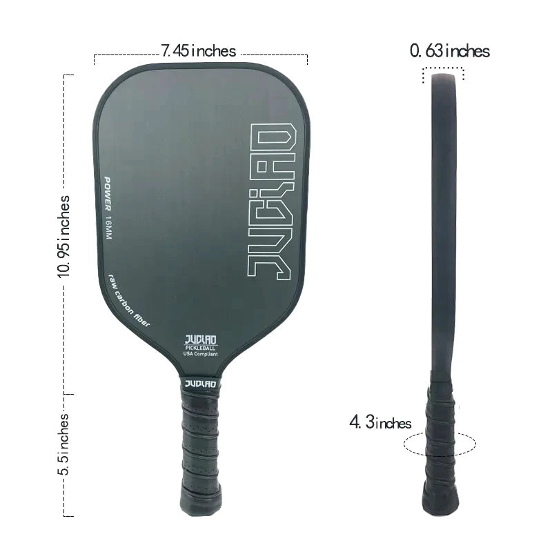 Juciao Pickleball Paddle Graphite Textured Surface For Spin USAPA Compliant Pro Pickleball Racket